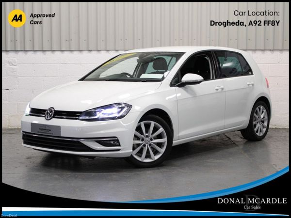 Volkswagen Golf Hatchback, Petrol, 2019, White