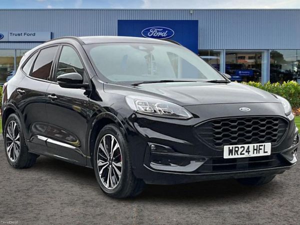 Ford Kuga SUV, Petrol Hybrid, 2024, Black