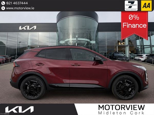 Kia Sportage SUV, Petrol Plug-in Hybrid, 2026, Red
