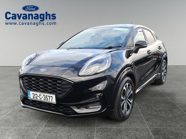 Ford Puma MPV, Petrol Hybrid, 2021, Black