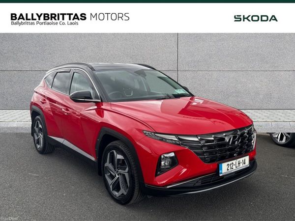 Hyundai Tucson SUV, Petrol Hybrid, 2021, Red