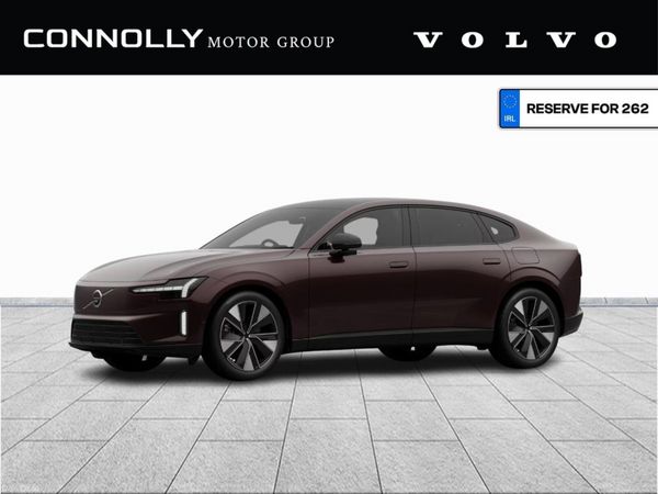 Volvo ES90 Saloon, Electric, 2026, Red