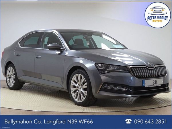 Skoda Superb Saloon, Petrol Hybrid, 2023, Grey