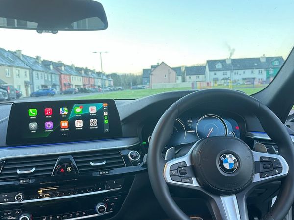 BMW 5-Series Saloon, Petrol Plug-in Hybrid, 2017, White