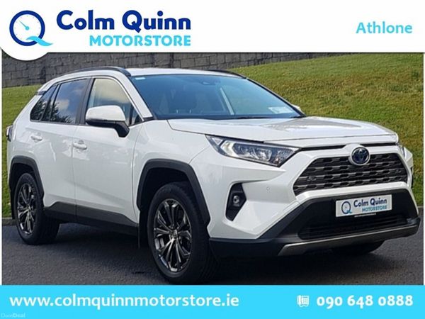 Toyota RAV4 SUV, Petrol Hybrid, 2022, White