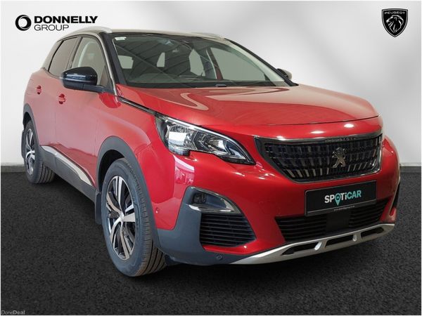 Peugeot 3008 Estate, Petrol, 2017, Red