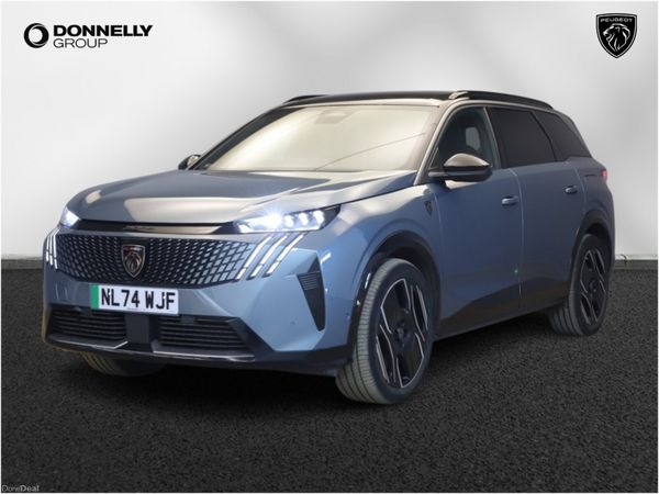 Peugeot 5008 Estate, Electric, 2024, Blue