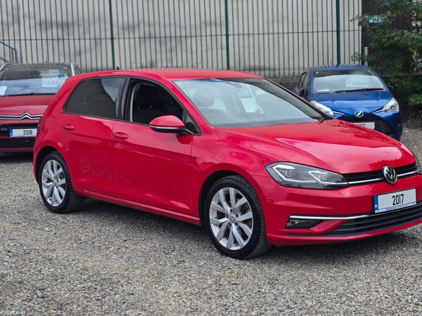 Volkswagen Golf Hatchback, Petrol, 2017, Red