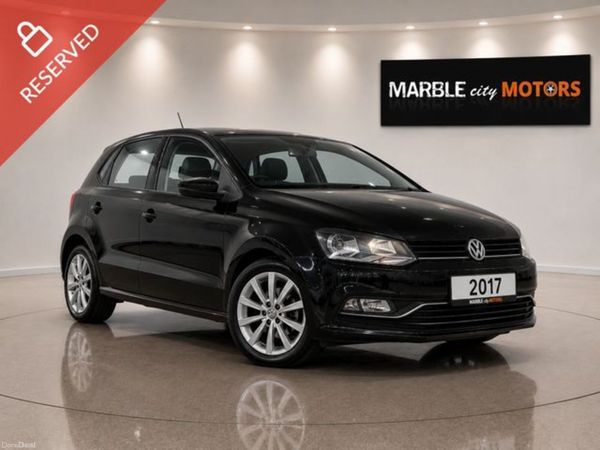 Volkswagen Polo Hatchback, Petrol, 2017, Black