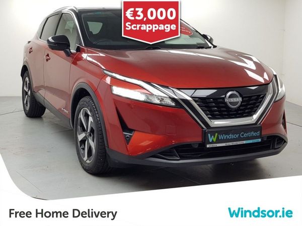 Nissan Qashqai MPV, Petrol Hybrid, 2023, Orange