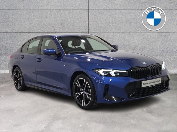 BMW 3-Series Saloon, Petrol Plug-in Hybrid, 2024, Blue