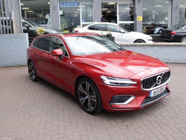Volvo V60 Estate, Petrol Plug-in Hybrid, 2019, Red