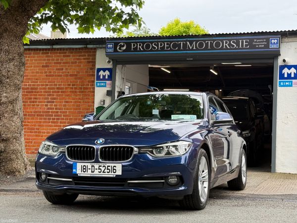 BMW 3-Series Saloon, Petrol, 2018, Blue