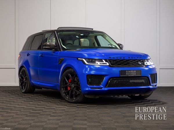Land Rover Range Rover Sport SUV, Petrol Plug-in Hybrid, 2019, Blue