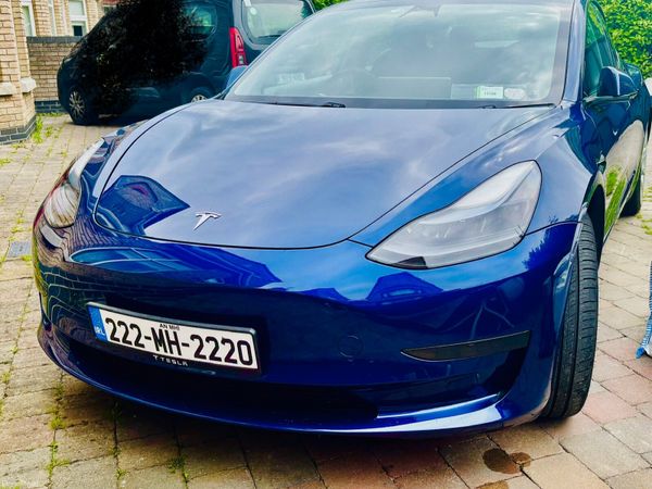 Tesla Model 3 Saloon, Electric, 2022, Blue