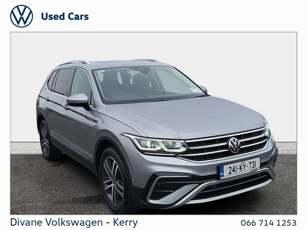 Volkswagen Tiguan Allspace SUV, Diesel, 2024, Silver