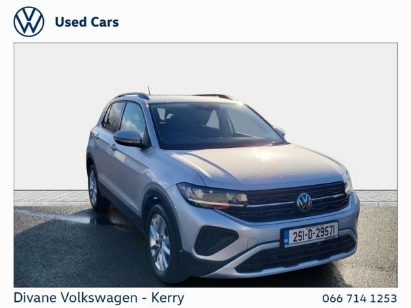 Volkswagen T-Cross SUV, Petrol, 2025, Silver