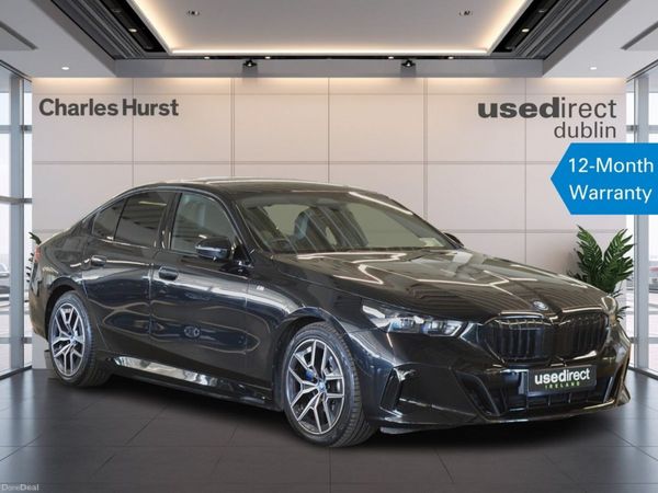 BMW 5-Series Saloon, Petrol Plug-in Hybrid, 2024, Black