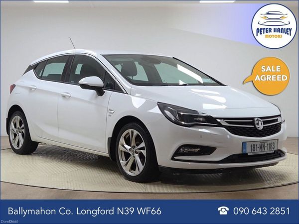 Vauxhall Astra Hatchback, Petrol, 2018, White