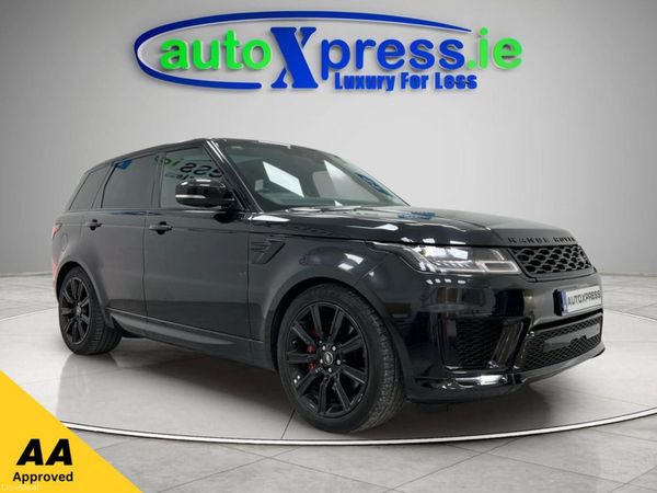Land Rover Range Rover Sport Estate, Petrol Plug-in Hybrid, 2021, Black