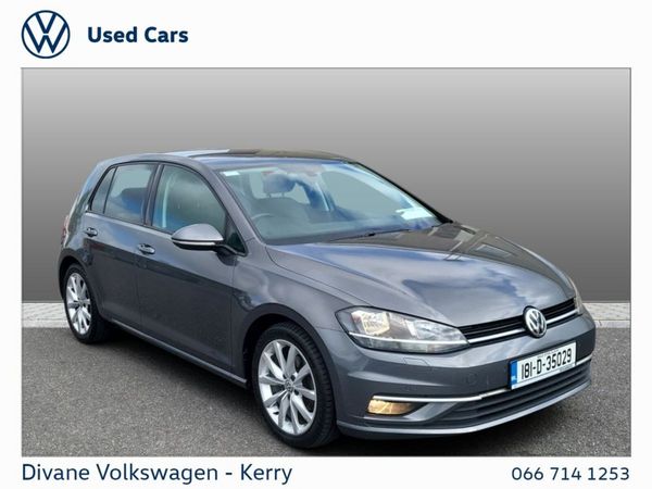 Volkswagen Golf Hatchback, Diesel, 2018, Grey