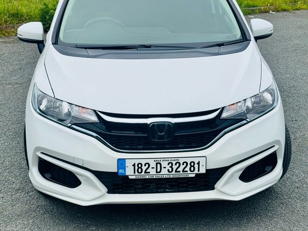Honda Fit Hatchback, Petrol Hybrid, 2018, White