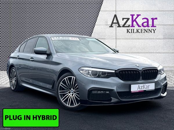 BMW 5-Series Saloon, Petrol Plug-in Hybrid, 2017, Blue