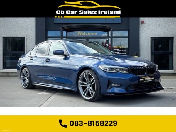 BMW 3-Series Saloon, Diesel Hybrid, 2020, Blue