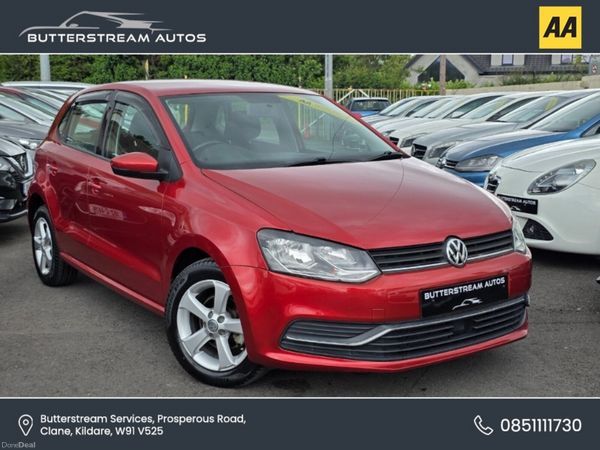 Volkswagen Polo Hatchback, Petrol, 2014, Red