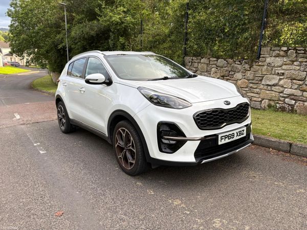 Kia Sportage SUV, Diesel Hybrid, 2020, White