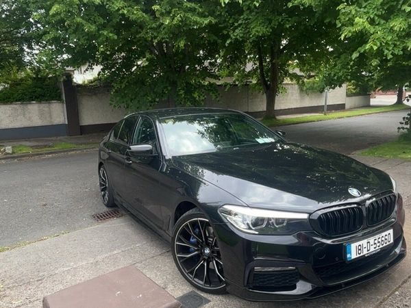 BMW 5-Series Saloon, Petrol Plug-in Hybrid, 2018, Black