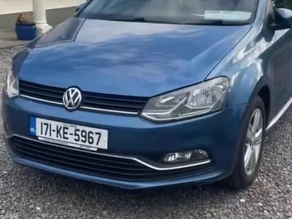 Volkswagen Polo Hatchback, Petrol, 2017, Blue