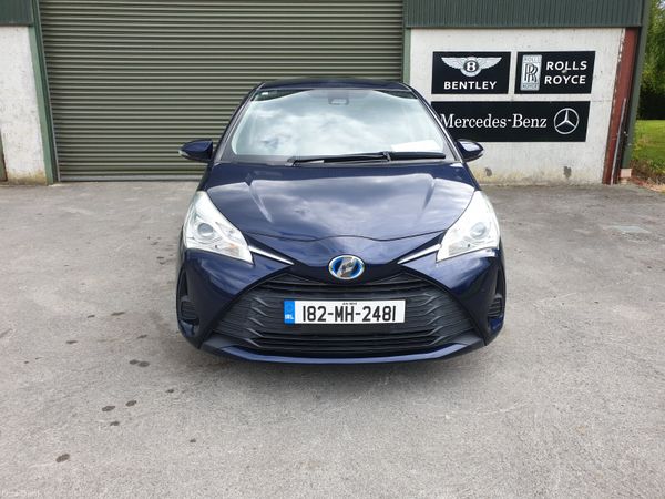 Toyota Vitz Hatchback, Petrol Hybrid, 2018, Blue