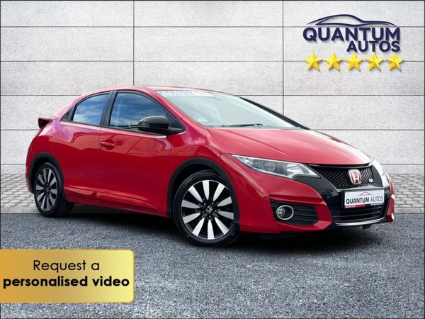 Honda Civic Hatchback, Diesel, 2016, Red