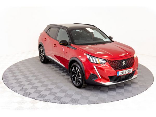 Peugeot 2008 SUV, Electric, 2024, Red