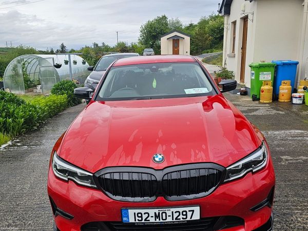 BMW 3-Series Saloon, Petrol Plug-in Hybrid, 2019, Red