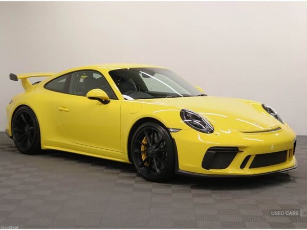 Porsche 911 Coupe, Petrol, 2018, Yellow