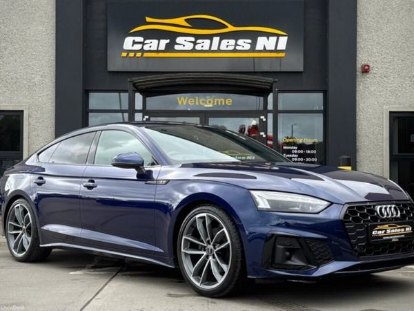 Audi A5 Hatchback, Diesel Hybrid, 2023, Blue