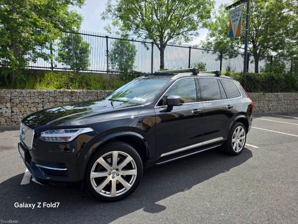 Volvo XC90 SUV, Petrol Plug-in Hybrid, 2016, Black