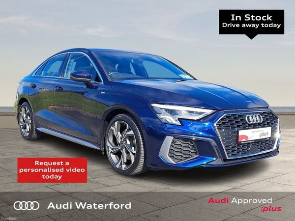 Audi A3 Saloon, Petrol, 2021, Blue