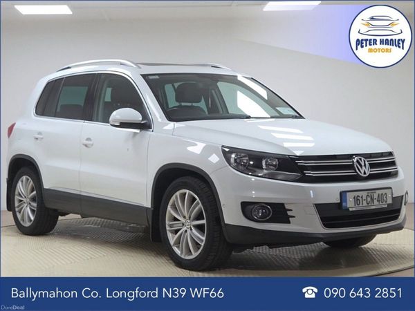 Volkswagen Tiguan SUV, Diesel, 2016, White