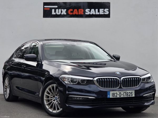 BMW 5-Series Saloon, Petrol Plug-in Hybrid, 2018, Blue