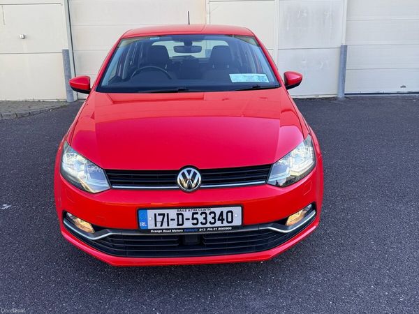 Volkswagen Polo Hatchback, Petrol, 2017, Red