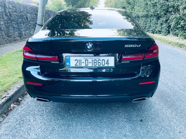 BMW 5-Series Saloon, Diesel, 2021, Black