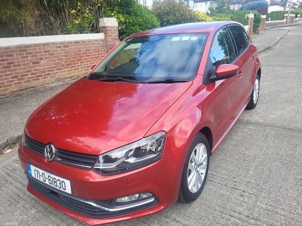 Volkswagen Polo Hatchback, Petrol, 2017, Red