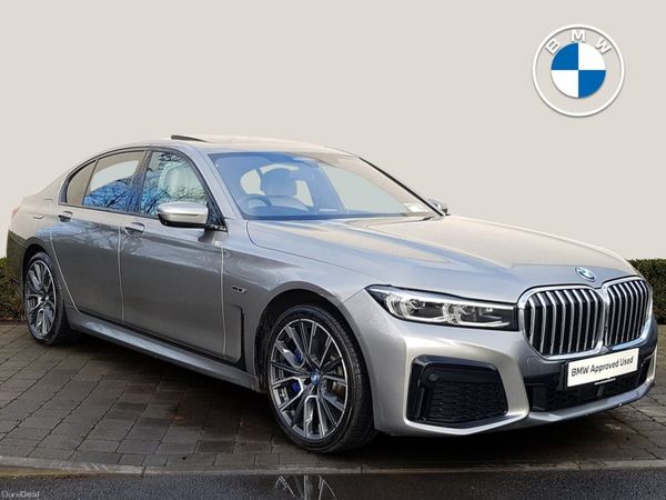 BMW 7-Series Saloon, Petrol Plug-in Hybrid, 2022, Grey