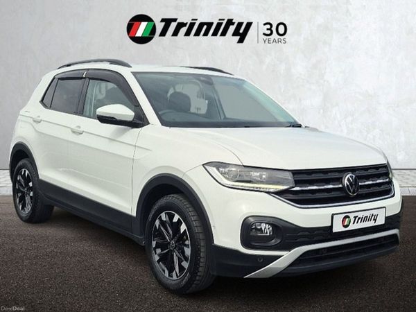 Volkswagen T-Cross SUV, Petrol, 2021, White