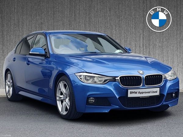 BMW 3-Series Saloon, Petrol Plug-in Hybrid, 2017, Blue