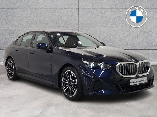 BMW 5-Series Saloon, Petrol Plug-in Hybrid, 2025, Blue