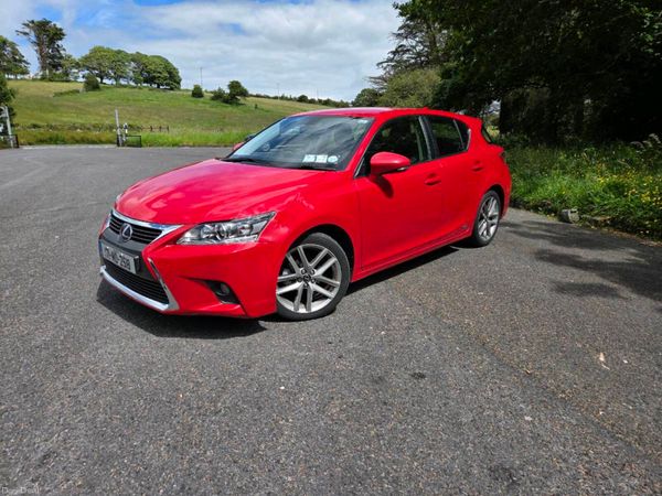 Lexus CT Hatchback, Petrol Hybrid, 2017, Red